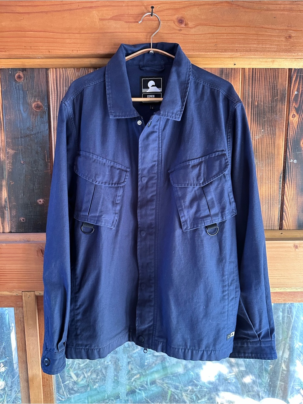 Edwin Navy Blue Military Field Jacket